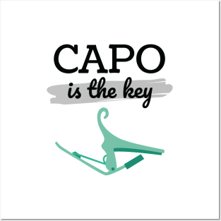 Capo is the Key Mint Green Capo Light Theme Posters and Art